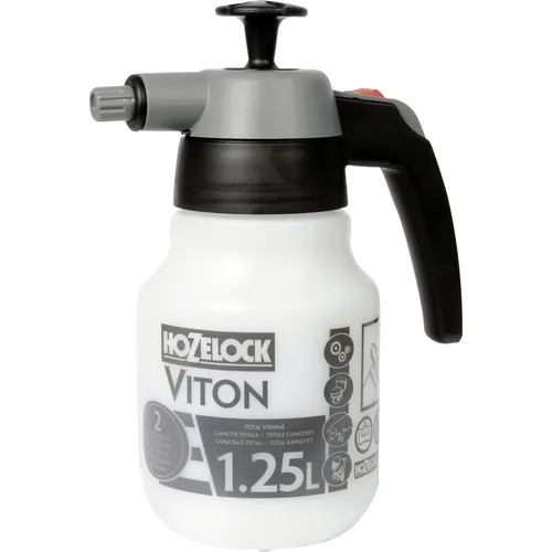 Hozelock 5102P0000 Drucksprüher 1.25 l - Sonstiges Zubehör, ideal für präzises Gießen und Düngen im Garten mit einem Fassungsvermögen von 1,25 Litern.