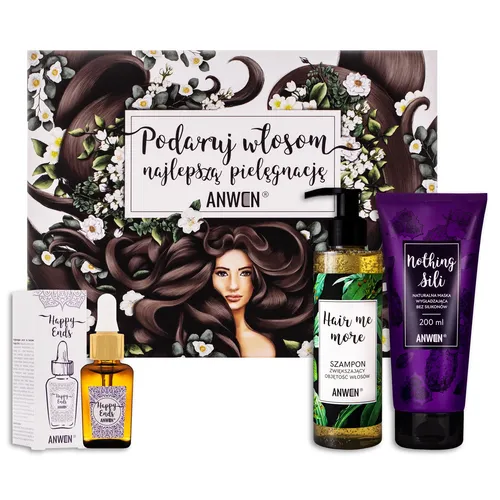 Anwen Haarpflege-Set: Hair Me More / Nothing Sili / Happy Ends, parabenfrei