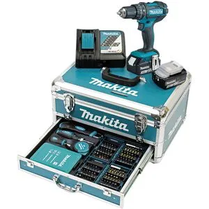 Makita DHP482RFX9 - Akku-Schlagbohrschrauber-Set 18,0 V mit 2 Akkus, leistungsstark und vielseitig für professionelle Anwendungen