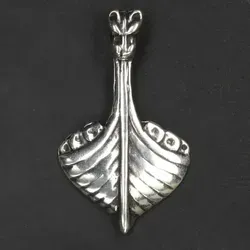 Drachensilber Keltenboot Schmuck Anhänger aus 925 Silber von Drachensilber