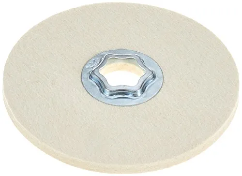 PFERD 42003015 COMBICLICK Filzronden CC-FR Ø 115mm - Schleif- & Trennscheiben, ideal für Vor- und Hochglanzpolitur mit Polierpasten auf großen Flächen