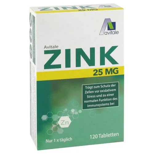 Zink 25 mg Tabletten 60 g