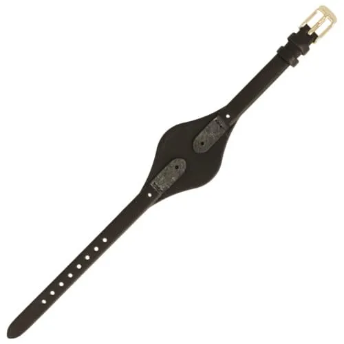 FOSSIL Uhrenarmband Leder Schwarz 8mm von Fossil