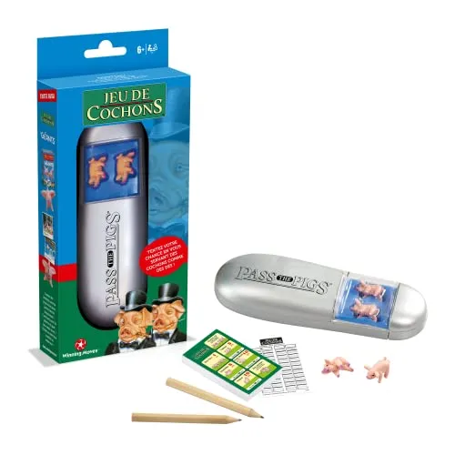 Winning Moves 0589 Reisespiel – Jeu De Cochons/Schweinerei – Französische Version