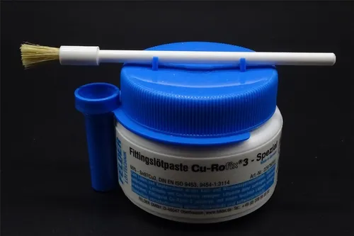 250g Fittingslötpaste Cu-Rofix®3-Spezial Weichlöten Kupfer Trinkwasser Heizung