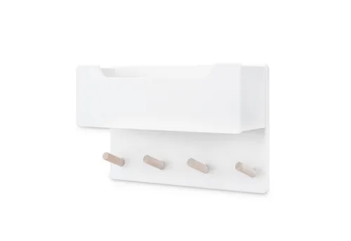 Ehrenkind Wandgarderobe für Kinder in weiß von Ehrenkind