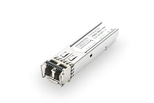 DIGITUS Universal Gigabit SFP Modul - 1,25 Gbit/s - industrielle Version - Mini GBIC - für Singlemode-Glasfaser - LC Duplex - 1310 nm Wellenlänge - 20 km Reichweite - Plug & Play