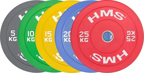 Bumper Olympic Plate, 5 KG, Grau