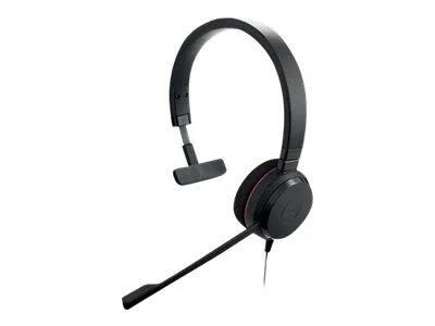 Jabra Evolve 20 SE UC Mono Headset - VoIP Kopfhörer mit passivem Noise-Cancelling, ideal für konzentriertes Arbeiten und einfaches Anrufmanagement