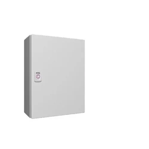 1St. Rittal KX 1577.000 KX E-Box - Anschlusskasten aus Stahlblech, BHT: 300x400x155 mm, mit Montageplatte und Tür für sichere Installation