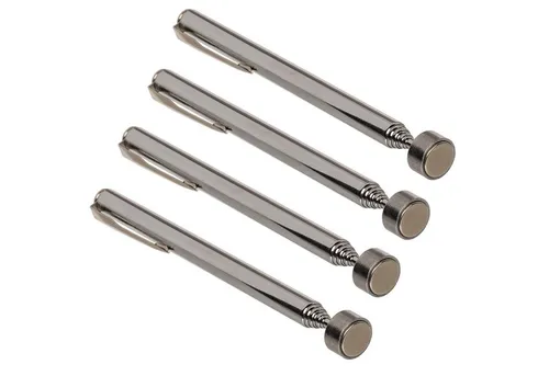 HAC24 Magnet Magnetheber Magnetstab Magnetgreifer Greifer Stab Heber (4-St), Teleskop bis 62 cm Zugkraft 900g