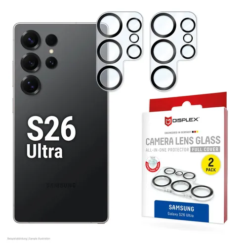 DISPLEX Kamera-Schutzglas Samsung S26 Ultra, 2 Stück 02243