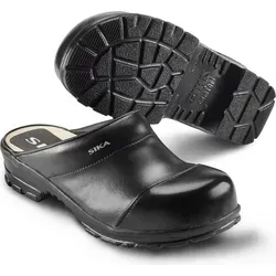 Sika Sicherheitsschuh Comfort offener Clog Schwarz - Größe 37 - Robuster und bequemer Clog für den professionellen Einsatz. Mit breiter Passform, Holzfußbett und ProNose für hohe Strapazierfähigkeit. Ideal für den Alltag in Beruf und Freizeit.