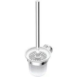 Ideal Standard Bürstengarnitur IOM A9119AA - Klobürsten mit wandhängendem Design aus Glas, inklusive Befestigungssatz für einfache Montage und herausnehmbarem Bürstenbehälter für mühelose Reinigung.