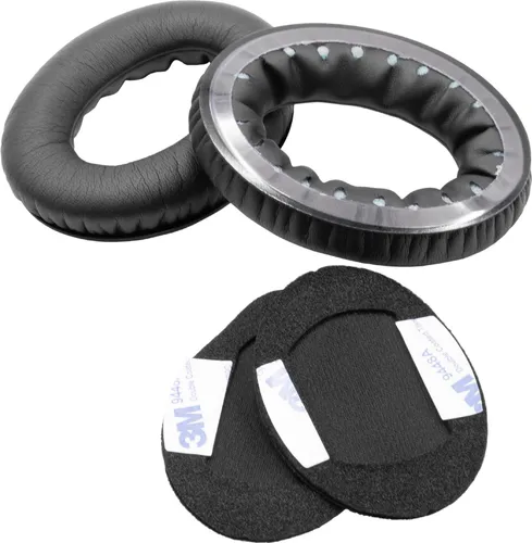 vhbw Ohrpolster kompatibel mit Bose Triport TP1A, TP1 Kopfhörer Headset, Polyurethan / Schaumstoff Schwarz