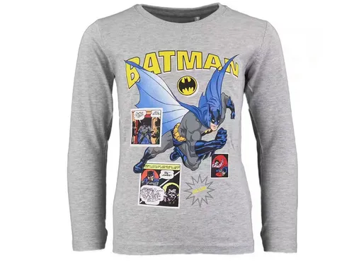 DC Comics Langarmshirt Langarmshirt DC Batman Kinder Jungen langarm Shirt