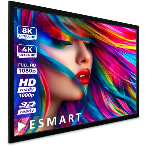 ESMART Professional MIRALE Rahmen-Leinwand - 244 x 137 cm (110