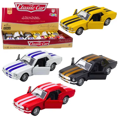 Oldtimer mit Rückzugantrieb, Metalltüren zum Öffnen, 1:32 Mix