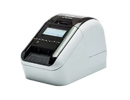 Brother QL820NWBCZX1 Thermodrucker - Drucker mit LCD-Display, WLAN und Bluetooth 5.2 für präzise Etikettendrucke, ideal für Büro und Home Office.