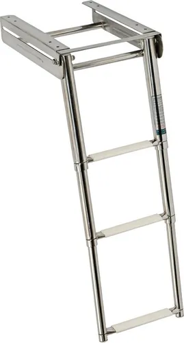 Badeleiter zur Unterbaumontage Badeplattform mit 3- oder 4 Stufen : 3 Stufen