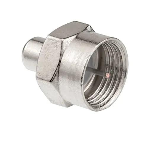 ARLI 100x Sat F Abschlußwiderstand Endwiderstand 100 Entkoppelt 75 Ohm End Abschluß Wiederstand Buchse Kupplung Stecker Abschluss unbenutzten Buchsen Multischalter Diseqc Verteiler Schalter LNB