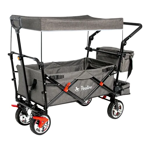Pinolino AddPlus (238041) Bollerwagen in grau von Pinolino