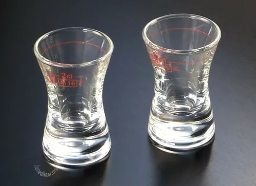 STAMPER WACHTMEISTER ROTRING 2 cl SCHNAPSGLAS geeicht 20 ml - 1 Stück