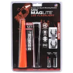 Maglite Mini-LED 2AA Sicherheitslampe schwarz