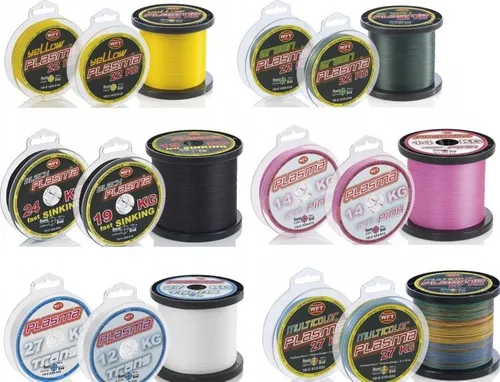 WFT KG Plasma round 150m geflochtene Schnur 0,08mm-0,36mm - Angelschnur mit runder, enger Flechtung für ausgezeichnete Wurfeigenschaften und hohe Knotenfestigkeit, ideal für Süß- und Salzwasserangeln.