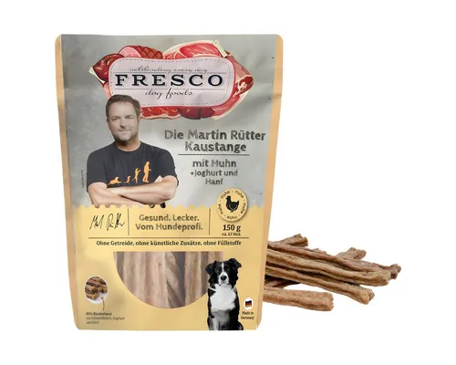 Fresco Die Martin Rütter Kaustange mit Huhn, Joghurt und Hanf 150 g