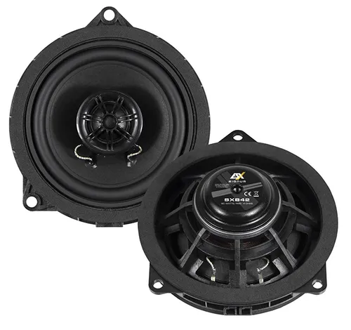 SXB42 2-Wege Koax-Lautsprecher - Car-HiFi-Lautsprecher mit 60/120 Watt RMS/max. Leistung, ideal für BMW E/F/G und MINI R/F Modelle, bietet kraftvollen Sound und einfache Installation.