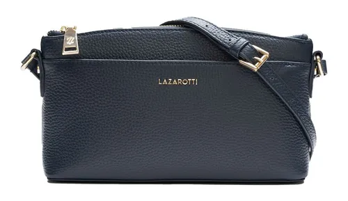 Lazarotti Bologna Leder Umhängetasche Damen | stilvolle Crossbody Bag mit verstellbarem Schultergurt - Damen-Schultertaschen aus hochwertigem Rind-Leder, leicht und kompakt mit praktischem Reißverschlussfach für sichere Aufbewahrung.