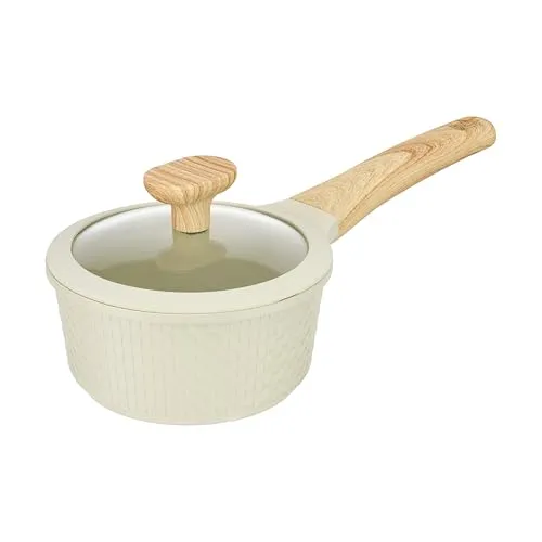 Resto SAUCEPAN D16CM 1.3L - Hochwertiger Kochtopf - Robuster Stieltopf mit 16 cm Durchmesser, ideal zum Kochen und Dünsten. Der 1.3L Kochtopf bietet eine gleichmäßige Wärmeverteilung für perfekte Ergebnisse.