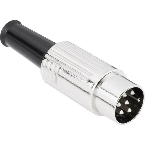 BKL Electronic 0208026 DIN-Rundsteckverbinder Stecker, gerade Polzahl: 8 Sil...
