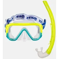 Mares Aquazone Combo Keewee Jr - Schnorchelset für Kinder - Schnorchelset für Kinder 8-14 Jahre, mit weicher Silikonmaske und ergonomischem Schnorchel für optimalen Komfort und Sichtunterstützung beim Schnorcheln.