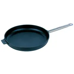 GSW Bratpfanne Gastro Titanium 36 x 5,5cm - Pfanne aus hochwertigem Aluminium-Guss, induktions- und backofengeeignet bis 240°C, mit kratzfester TITAN Antihaft-Versiegelung für fettfreies Kochen.