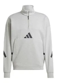 ADIDAS SPORTSWEAR M Z.N.E. H-ZIP Herren Sweatshirt, Gr. M, grau - Herren-Sweatshirt aus 57% Polyester und 43% Baumwolle, ideal für sportliche Aktivitäten und Lagenlooks. Mit innovativem PRIMEKNIT Material für Wärme und Trockenheit.