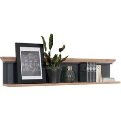 Wandboard Varese, grau, 142 cm