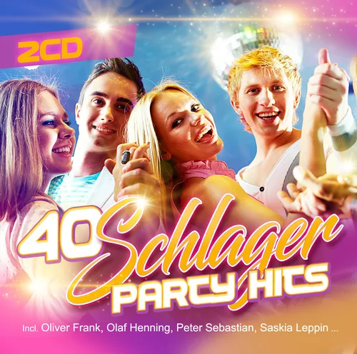 CD 40 Schlager Party Hits von Various Artists 2CDs