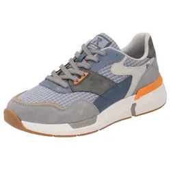 Sneaker RIEKER SPORT Herren Gr. 42 - Grau/Jeansblau - Sportliche Sneaker aus der neuen Christoph Kramer Kollektion, mit atmungsaktivem Futter und rutschhemmender Sohle, ideal für aktive Männer.