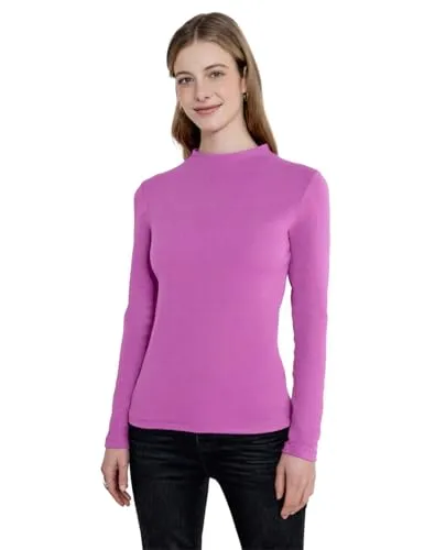 STREET ONE STUDIO Langarmshirt Turtleneck rosa 46 EU