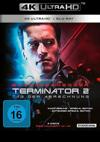 Terminator 2 - Special Edition (2024) (4K Ultra HD) (+ Blu-ray) - Filme in atemberaubender 4K Ultra HD-Qualität, inklusive Blu-ray, für ein unvergleichliches Seherlebnis.