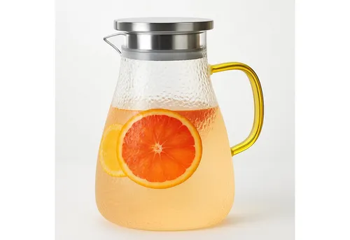 ROY Teekanne aus Borosilikatglas 1500 ml – Hitzebeständig & Spülmaschinenfest - Geschirr für große Familien und Gartenpartys – 1500 ml Fassungsvermögen, ideal für Tee, Wasser und Sommergetränke. Hitzebeständiges Borosilikatglas mit Edelstahl-Sieb für sauberen Genuss.