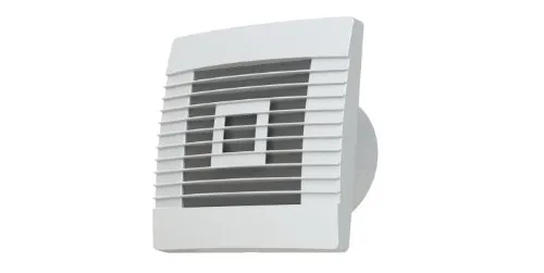 MKK Qualitätslüfter Bewegungsmelder und automatischen Lamellen in weiß Ø 100 mm 10 cm Küche Badezimmer WC Toilette Wohnraumlüfter Wohnzimmer Keller Flur