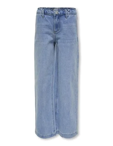 KOGCOMET Wide DNM LB NOOS – Weit geschnittene Jeans für Mädchen - Hosen für Mädchen mit weitem Beinschnitt und mittlerer Taille, ideal für einen lässigen Look und hohen Tragekomfort.