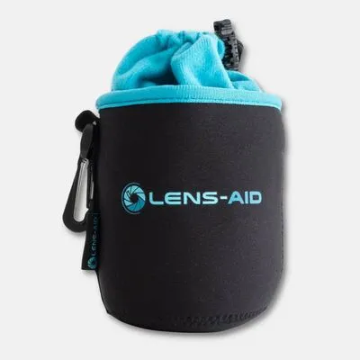 Lens-Aid Kameratasche Neopren Objektivbeutel mit Fleece-Fütterung Objektivtasche S