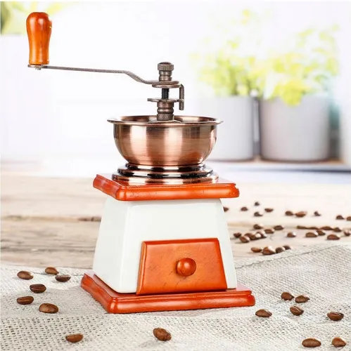 Manuelle Kaffeemühle mit Kegelmahlwerk individuell einstellbar 95014053