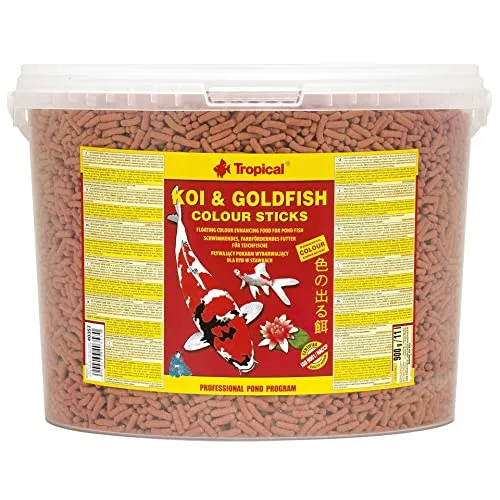Tropical KOI&Goldfish Colour Sticks 11L / 900g - Schwimmendes farbverstärkendes Futter für Teichfische