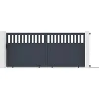 Produktbild Casanoov Aluminium Schiebetor Santis 300x160cm Grau – Sichtschutz und Sicherheit