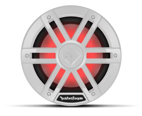 Rockford Fosgate M1D4-8 COLOR OPTIX 20cm D4 Subwoofer - Auto-Subwoofer mit 150 W, IP67 zertifiziert für Marine- und Outdoor-Einsatz, plus RGB LED-Beleuchtung steuerbar über RF Connect App.